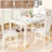 4 - Person Four Leg Dining Set-39888065-39888067