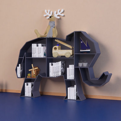 Ironwork creative animal bookcase