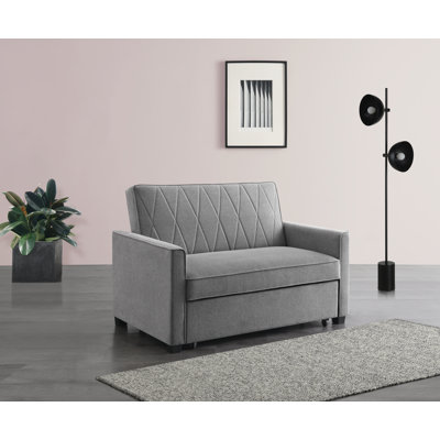 Gwendolynne 2 Seater Chenille Sofa Bed