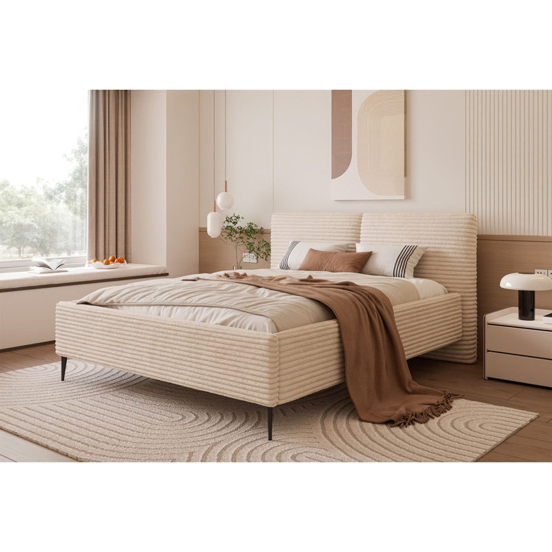 Preslar Upholstered Bed, Tilia 03, 180cm W x 200cm L