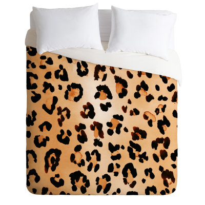 Eclectic Polyester Animal Print Duvet Cover