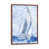 Toile classique avec cadre brun est en rupture de stock