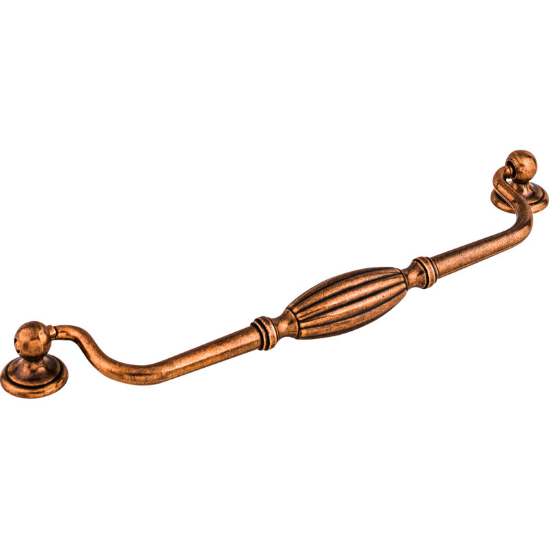 Tuscany 5 1/16" Center to Center Drop handle, Old English Copper, 8 13/16" Center to Center