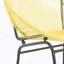 Chaise d'extérieur en osier jaune, ensemble de 2-451968853
