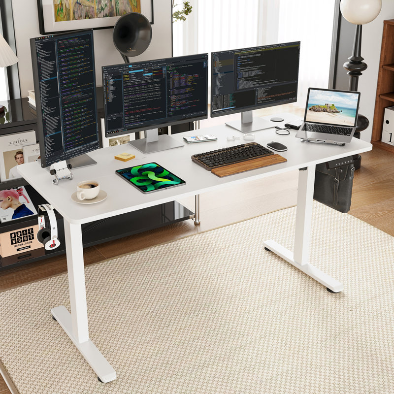 Bureau électrique vertical à hauteur réglable