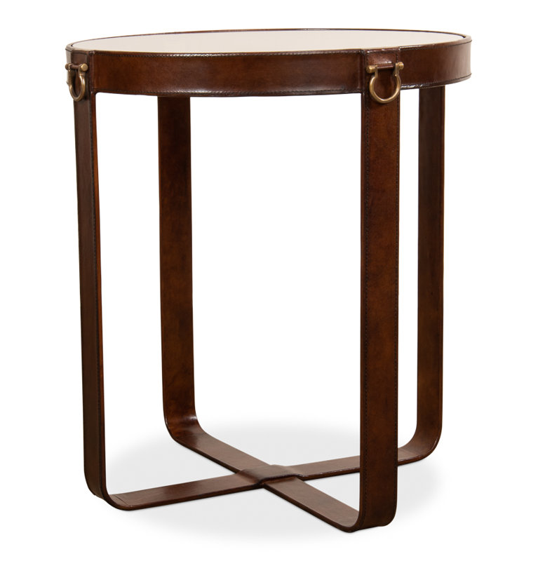 Table de bout en verre