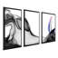 « 1 Pierre » par Mark Lawrence, ensemble de 3 reproductions d’art sur toile avec cadre flottant-301145642