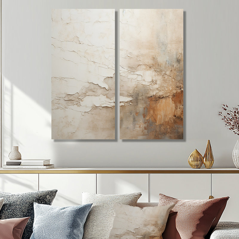 Cylen, art mural sur toile beige, 32" H x 32" W, Wrapped Canvas, Does Not Apply