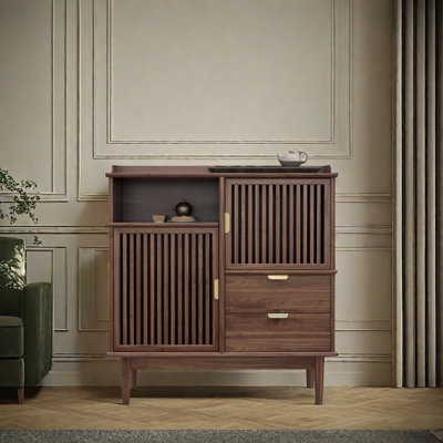 Solid Wood Zen Accent Cabinet