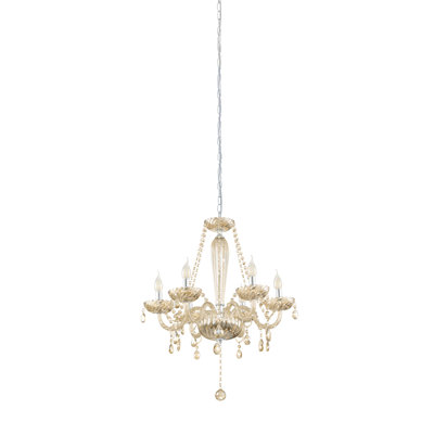 Braiden 6 - Light Candle Style Chandelier