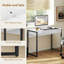 MDF Steel Writing Desk
