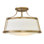 Charlotte 3 - Light 20" Unique/Statement Geometric Semi Flush Mount