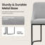 Chaise de salle à manger avec pieds en métal-1121117298