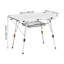 Couche de maille pliante en aluminium pour table de camping