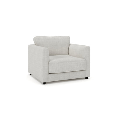 Chaise et demi rembourrée Milo