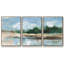 Tropical Shore I, reproduction encadrée sur toile 3 pièces-1201195964-1201195965