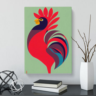 Matamoras Rooster - Wrapped Canvas
