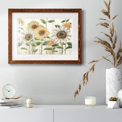 Sunflower Surprise, reproduction d'art encadrée