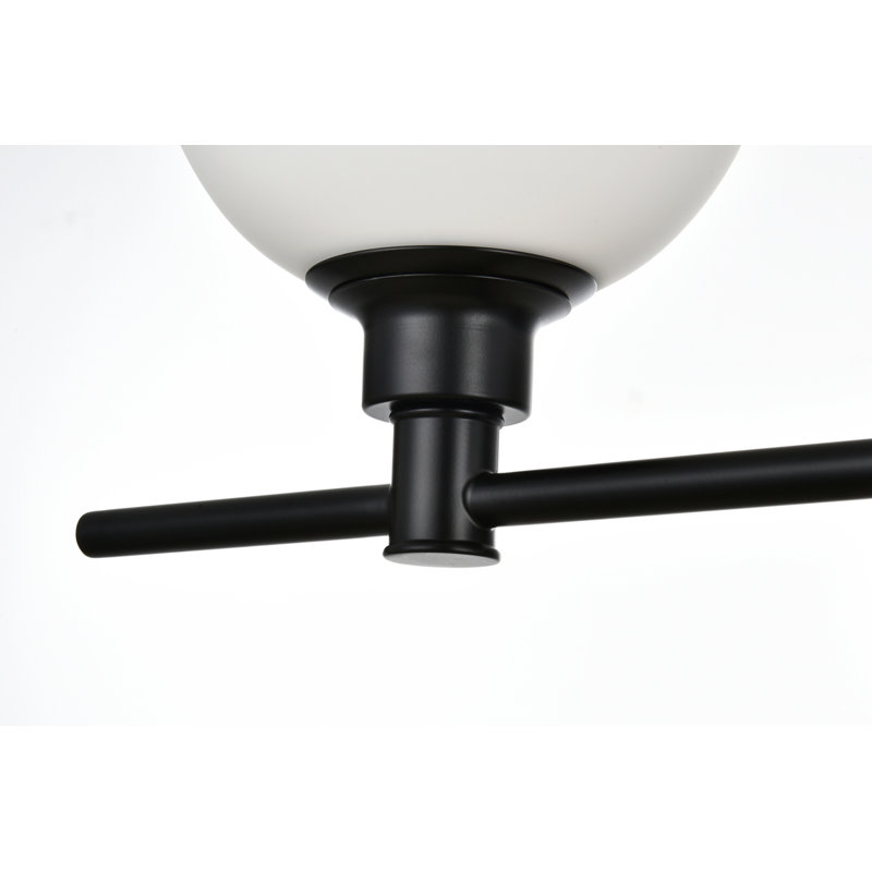 Carmie Dimmable Vanity Light, Black, 4 Lights