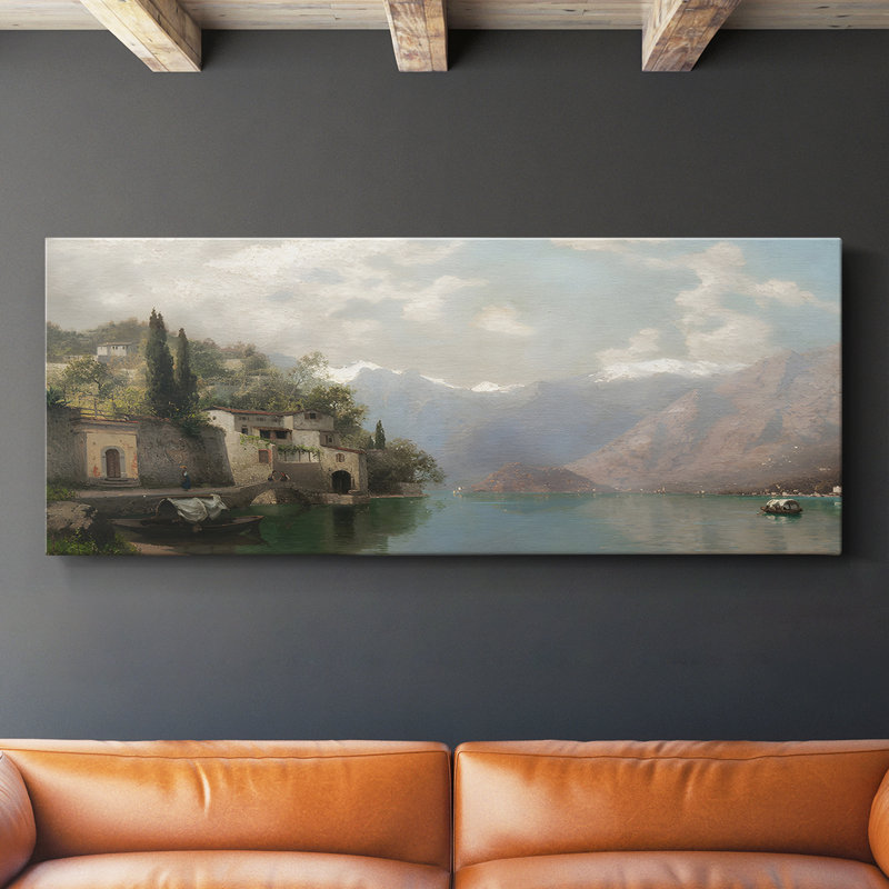 Série paysage - DCCxx - Toile tendue avec châssis - Prêt à accrocher, H 12 po x l 30 po