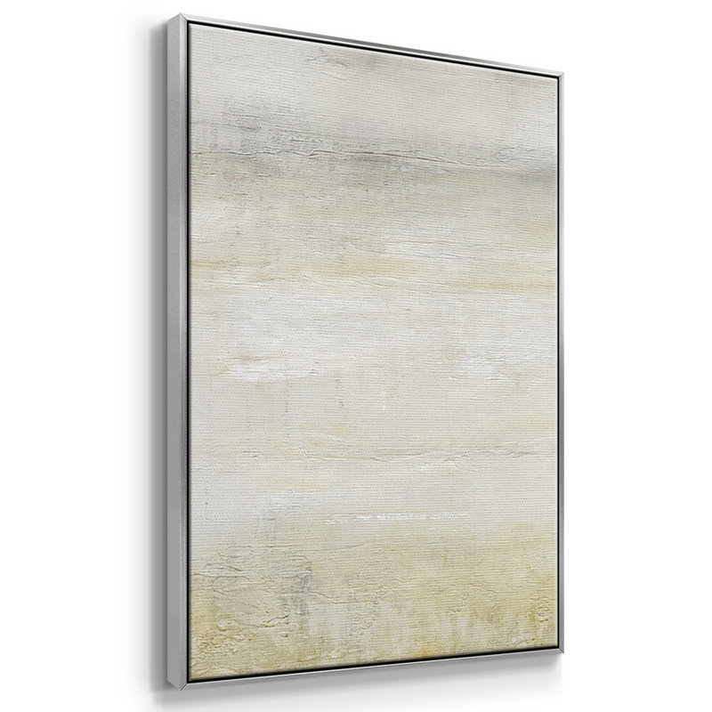 Squall II - Toile encadrée multi-pièces, H 24 po x l 48 po x P 2 po, Argent