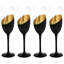 4 Piece 237ml Glass Flute Set-1399965480