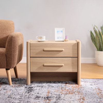 Erwin Nightstand/Side Table 2 Drawers