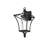 Belgrade Outdoor Wall sconce in Black-1355592051