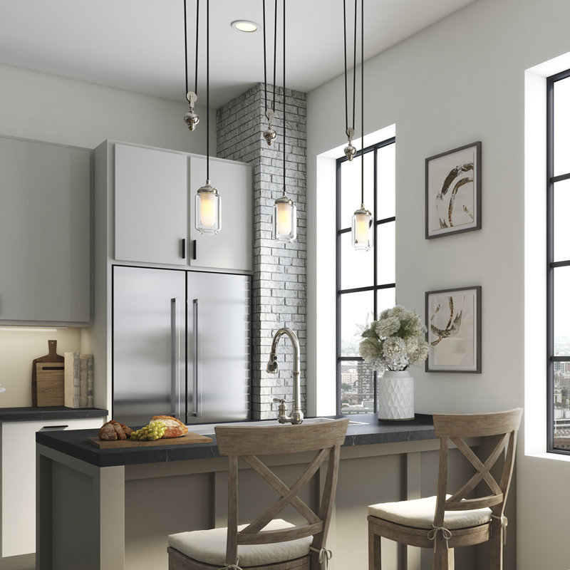 Artifacts 1 - Light Jar Pendant, Polished Nickel