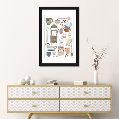 «Coffee Chart II», impression sur toile
