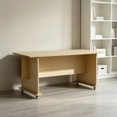 Bureau de planche artificiel durable avec roulettes