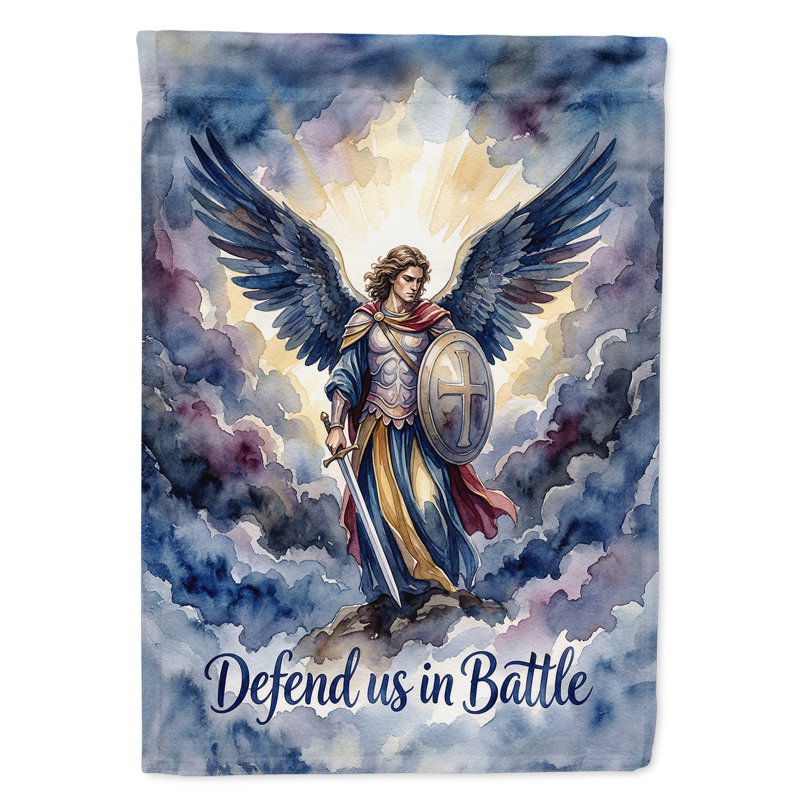 Drapeau de la maison Saint Michael, House Size, Saint Michael Defend Us