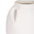 Textured Table Vase Jar With Two Handles for Home Decor - Ceramic Tall Flower Vase for Tabletops and Living Room Accent - White-695959176