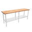 Wood Work Table with Undershelf-53641374