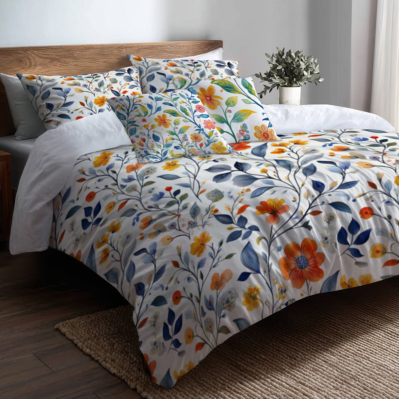 Ensemble d'édredon 6 pièces Boho, Queen Comforter + 5 Additional Pieces