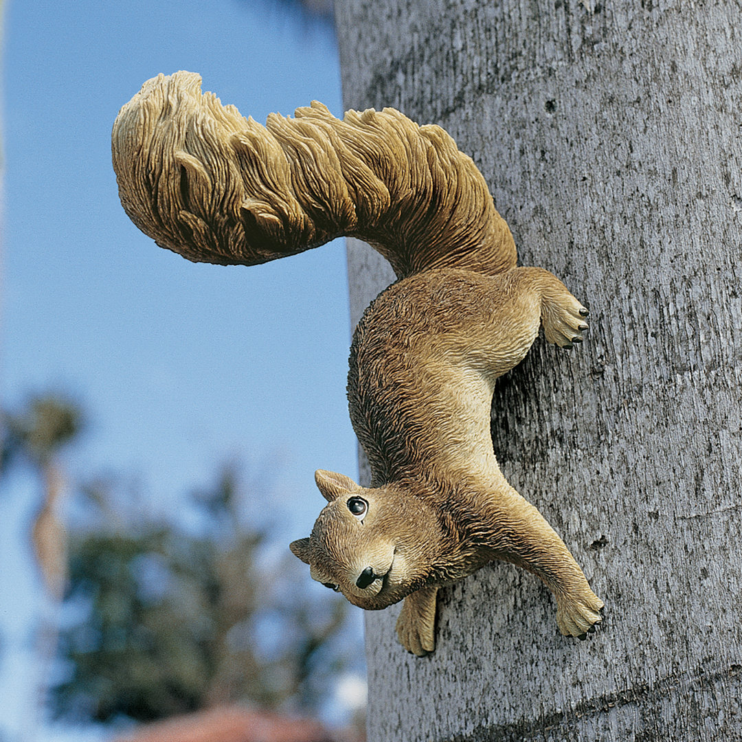Simone the Squirrel Statue Design Toscano