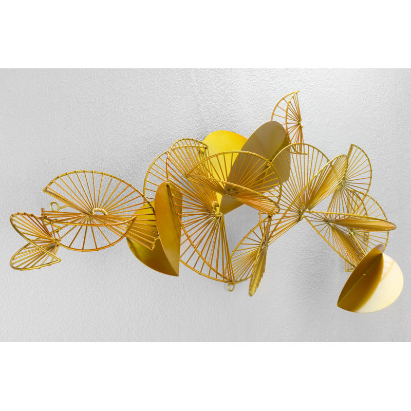 Handmade Glam Abstract Wall Decor on Metal