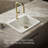 Riverby 25" L x 22" W x 9-5 8" Bar Kitchen Sink with Basin Rack-64615353-11013551