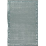 Farrow & Ball Lots Blue Silk Border Area Rug
