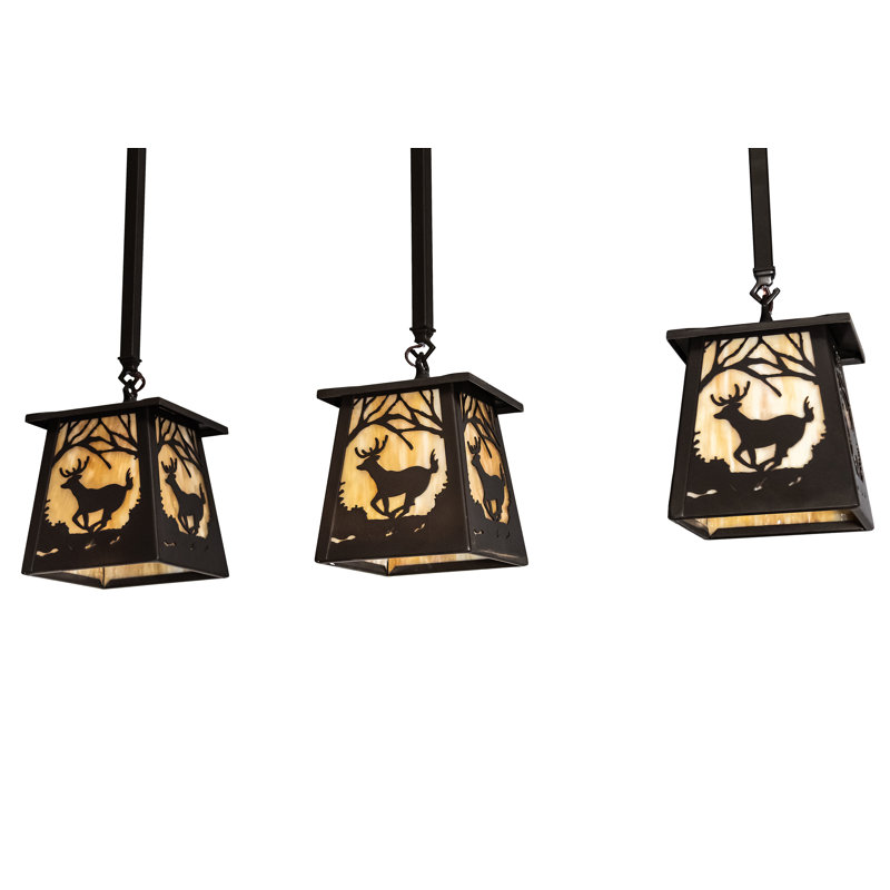 Deer At Dawn 3 - Light Pendant