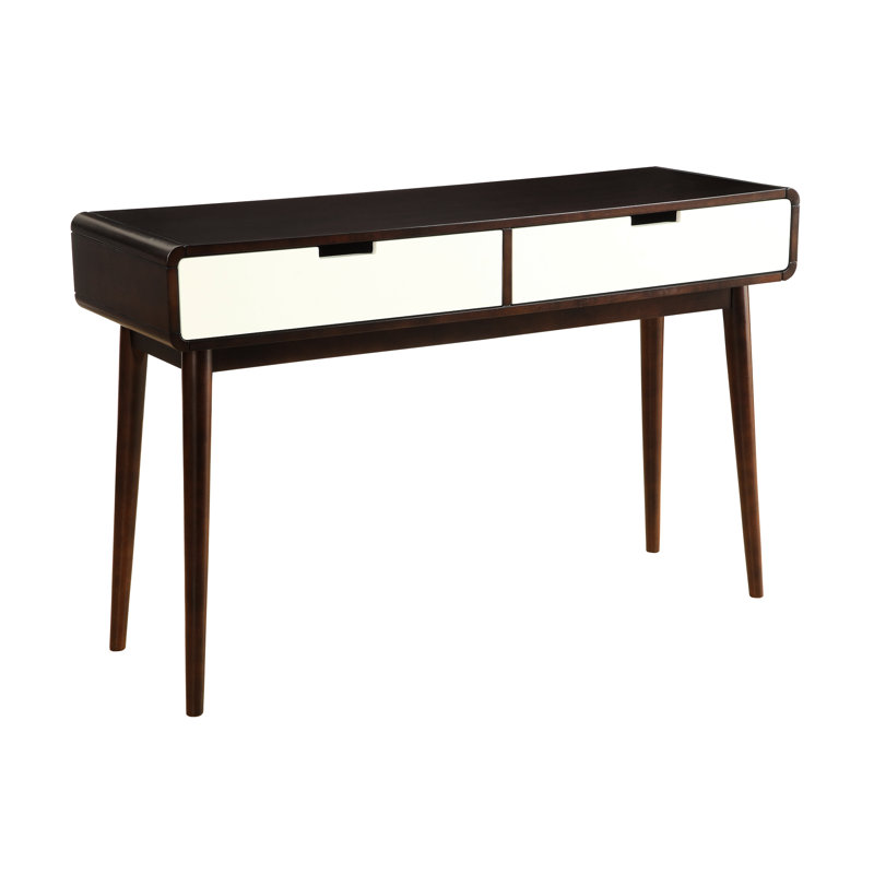 Bureau moderne en blanc avec rangement pratique et élégant pour le hall d'entrée
