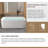 Bailey 59'' Freestanding Acrylic Soaking Bathtub with Pop-Up Drain, cUPC Certified