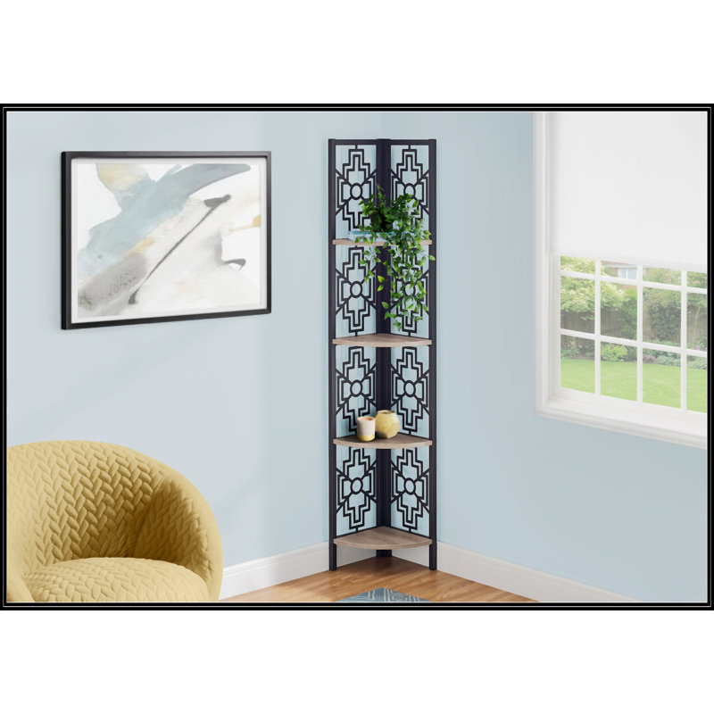 Bookshelf, Taupe/Ivory