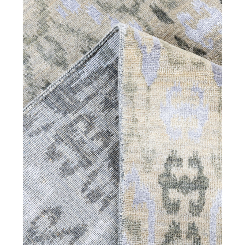 Overdyed One-of-a-Kind 9' 1" X 12' 3" Hand Knotted Area Rug