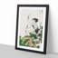 Two Japanese Storks by Numata Kashu - Picture Frame Painting Print on MDF-55777805-55777804