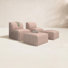 Fleener Sunbrella® Outdoor Lounge Chairs Set With Ottomans