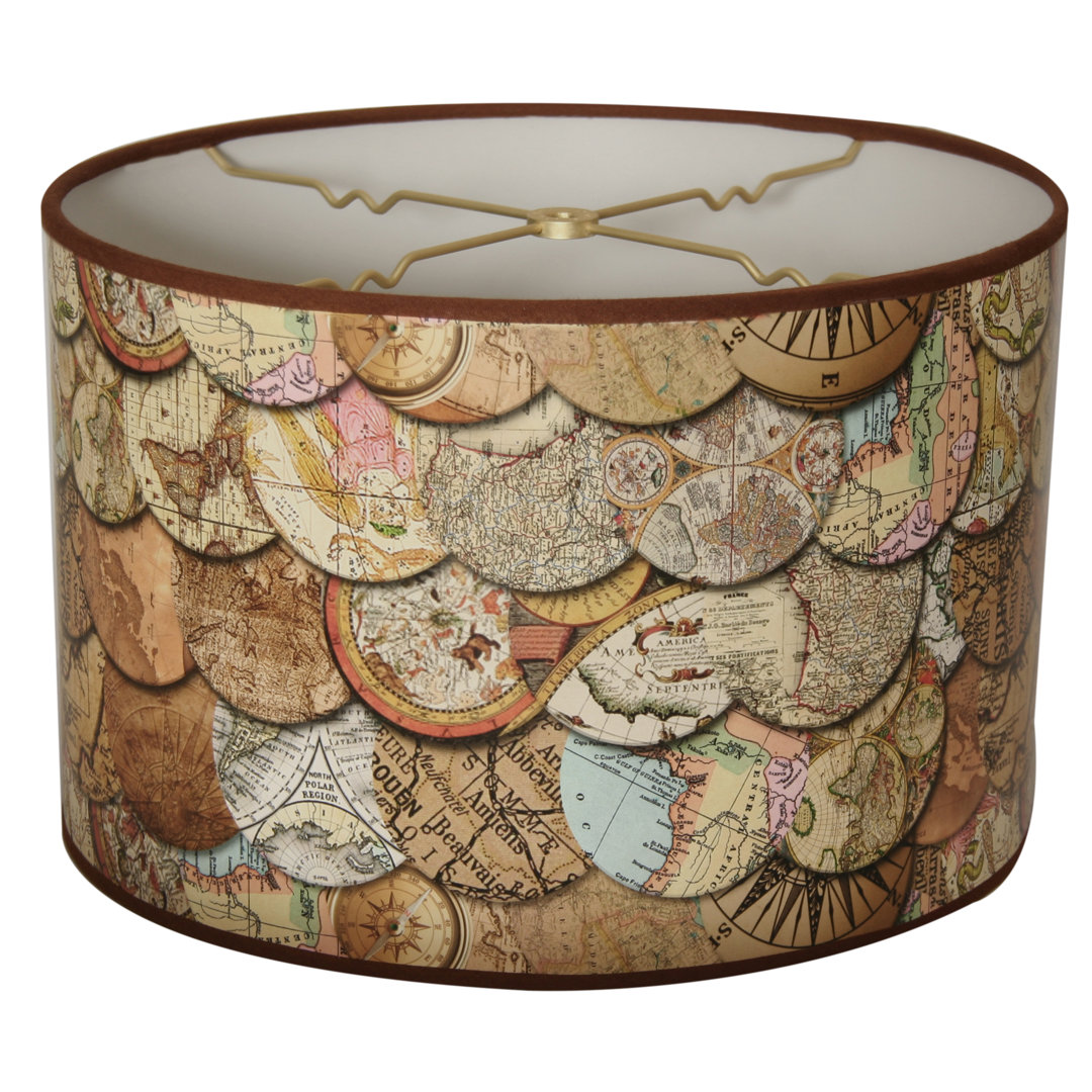 8'' H Paper Drum Lamp Shade Ebern Designs