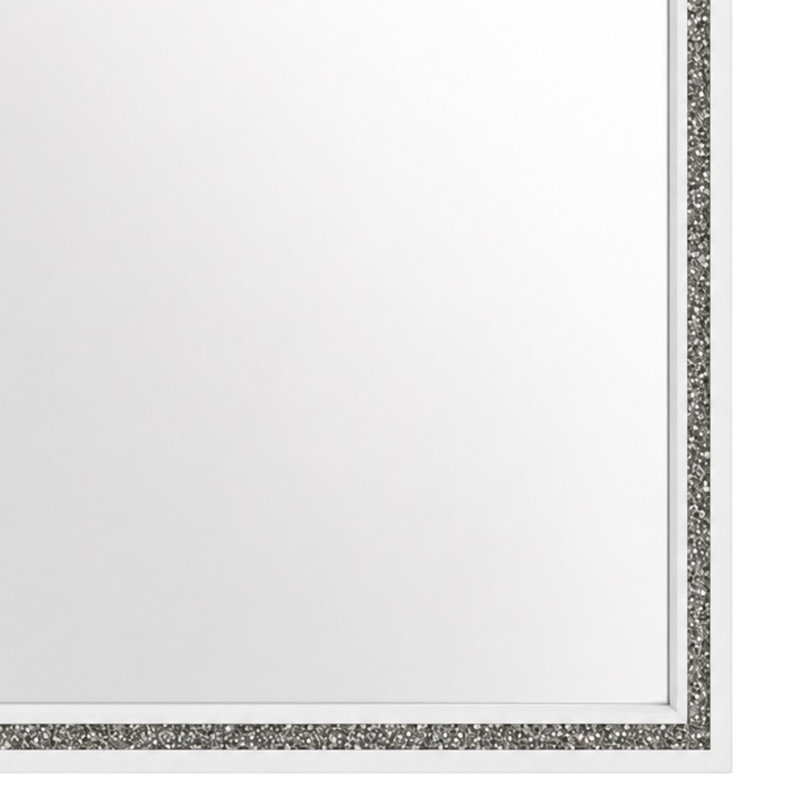 Azalea blanc 38 po X P 38 po Miroir carré H