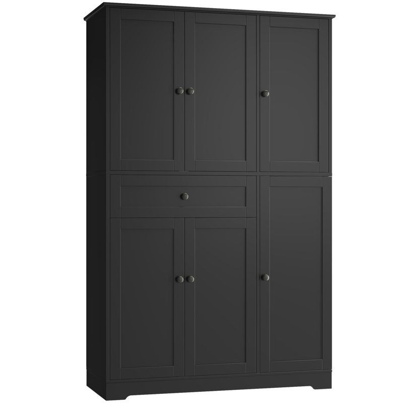 68'' Kitchen Pantry, Black
