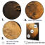 Décoration de lune en bronze I - décoration murale lune-97053490-97053491